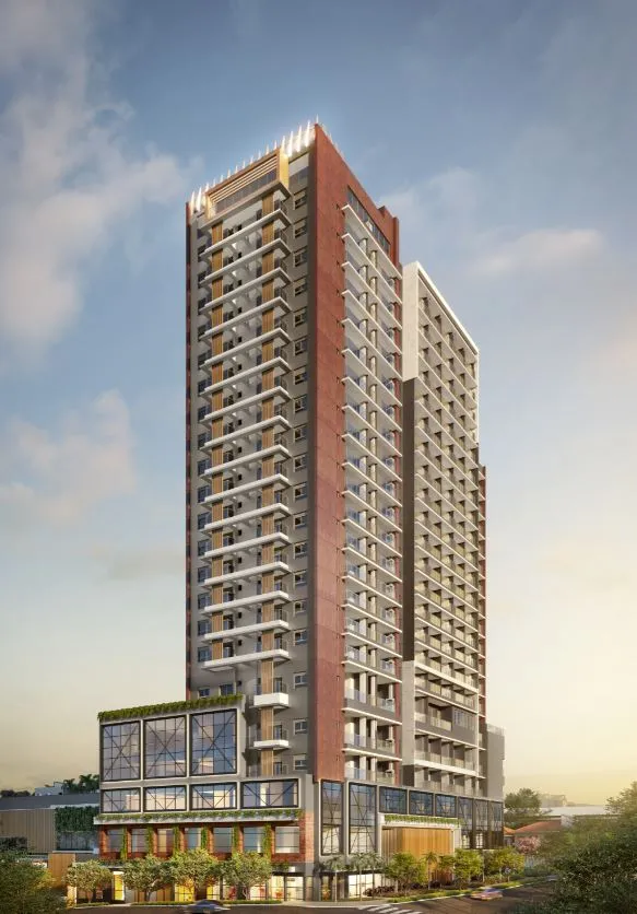 Fachada do Casa Ibirapuera Residences